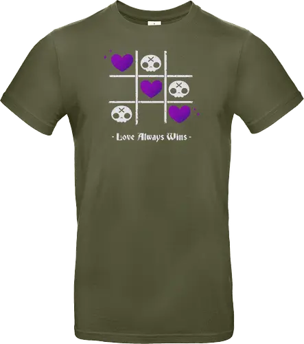 Love Always Wins Creepy Cute Skull