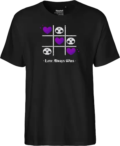 Love Always Wins Creepy Cute Skull
