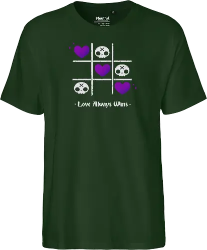 Love Always Wins Creepy Cute Skull