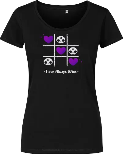 Love Always Wins Creepy Cute Skull