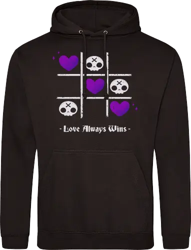 Love Always Wins Creepy Cute Skull