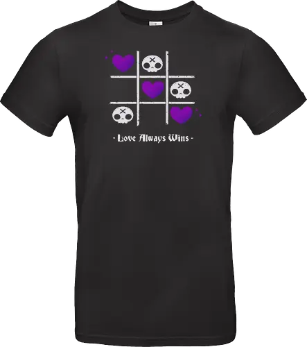 Love Always Wins Creepy Cute Skull