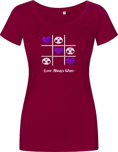 Love Always Wins Creepy Cute Skull