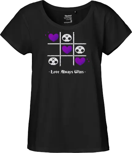 Love Always Wins Creepy Cute Skull