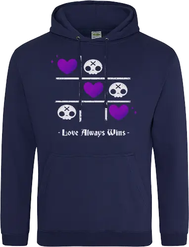 Love Always Wins Creepy Cute Skull