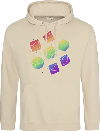 Rainbow Galaxy Pen and Paper Dice