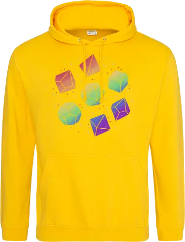 Rainbow Galaxy Pen and Paper Dice