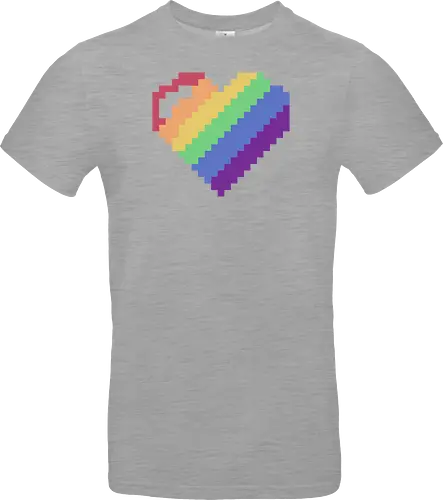 Rainbow Pixel Heart Game