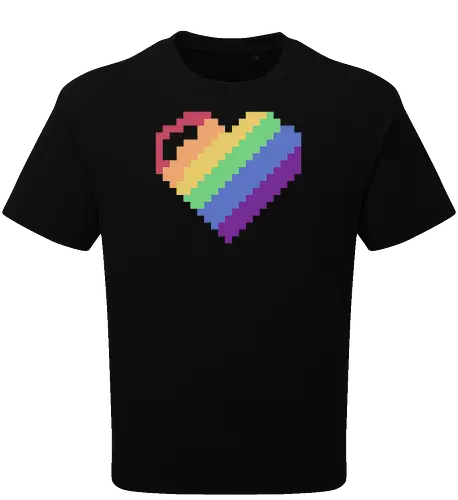 Rainbow Pixel Heart Game