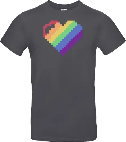 Rainbow Pixel Heart Game