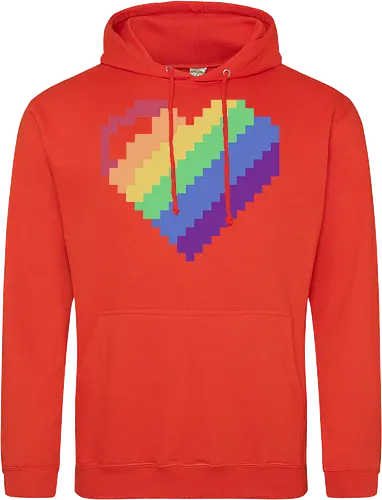 Rainbow Pixel Heart Game
