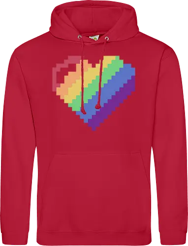Rainbow Pixel Heart Game