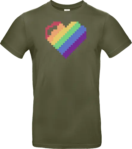 Rainbow Pixel Heart Game