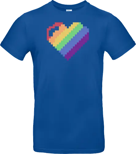 Rainbow Pixel Heart Game