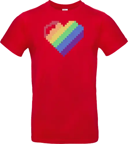 Rainbow Pixel Heart Game