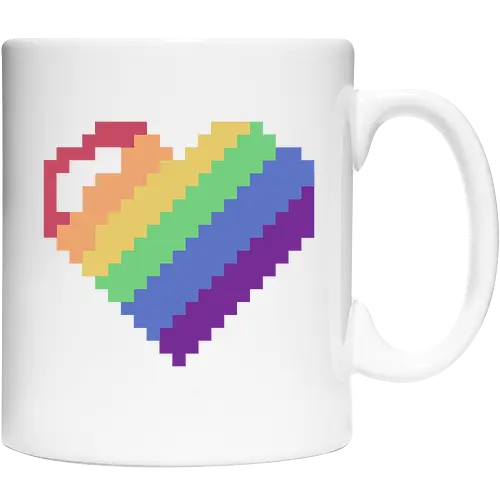 Rainbow Pixel Heart Game