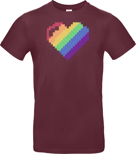Rainbow Pixel Heart Game