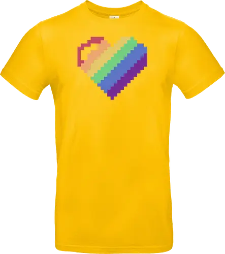 Rainbow Pixel Heart Game