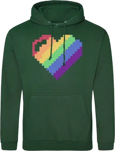 Rainbow Pixel Heart Game