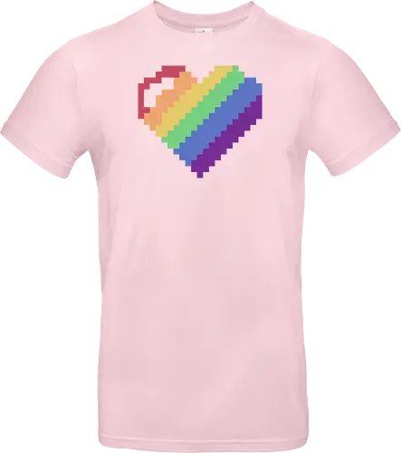 Rainbow Pixel Heart Game