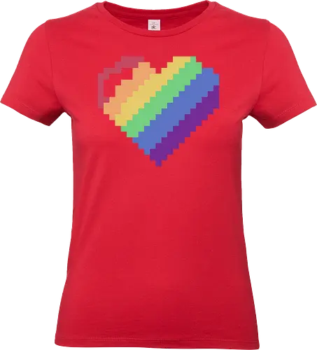 Rainbow Pixel Heart Game