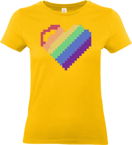 Rainbow Pixel Heart Game