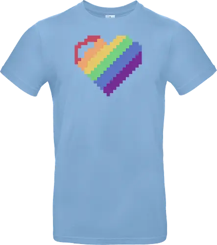 Rainbow Pixel Heart Game