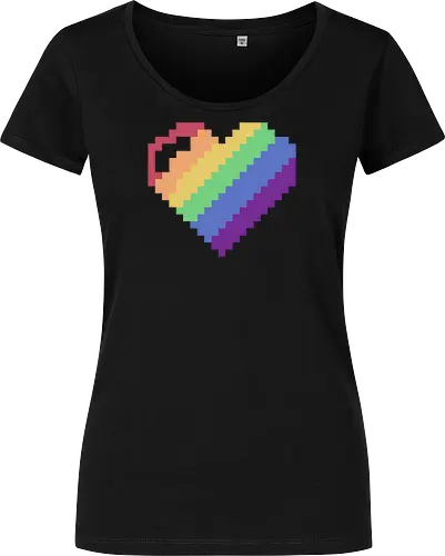 Rainbow Pixel Heart Game