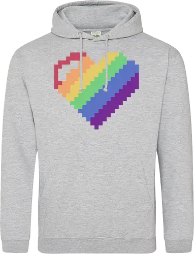 Rainbow Pixel Heart Game