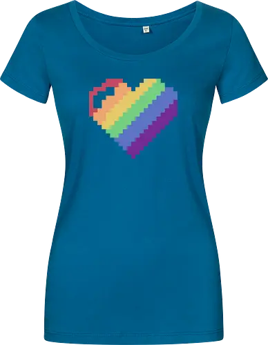 Rainbow Pixel Heart Game