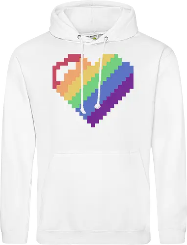 Rainbow Pixel Heart Game