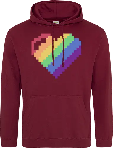 Rainbow Pixel Heart Game