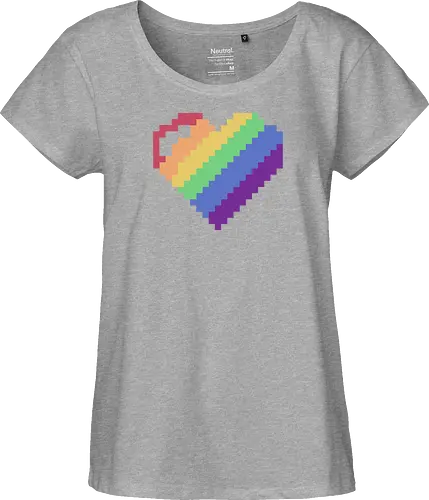 Rainbow Pixel Heart Game