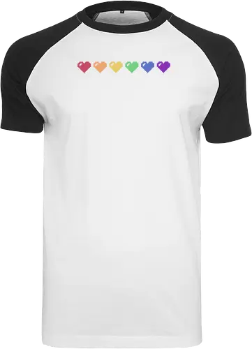 Rainbow Pixel Hearts