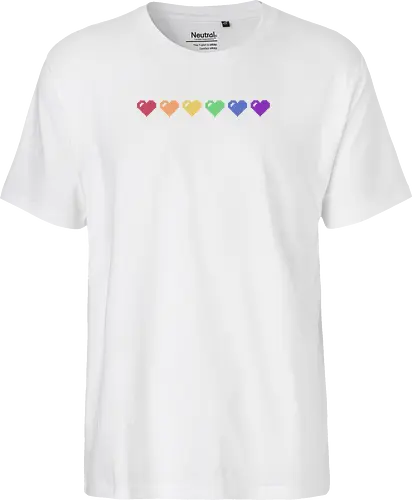 Rainbow Pixel Hearts