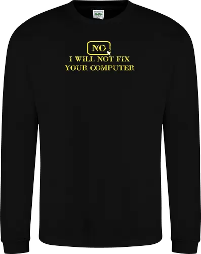 No, I will not fix