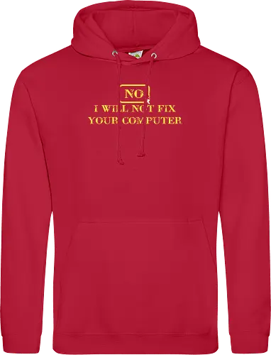 No, I will not fix