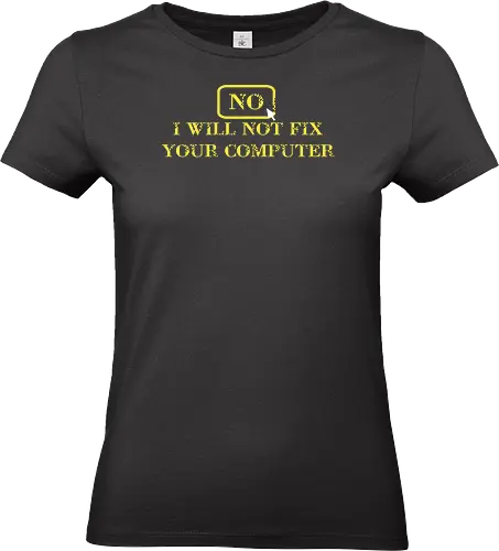 No, I will not fix