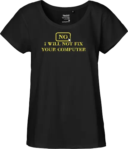 No, I will not fix