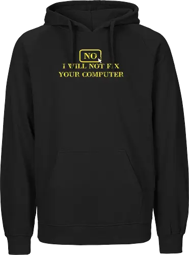 No, I will not fix