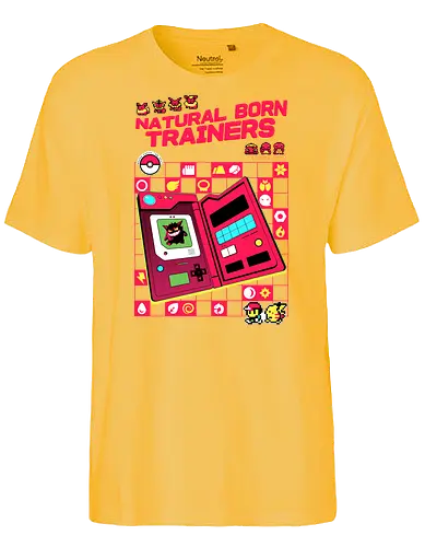 Natural Born Trainers - pocket, monster, starter, gaming - Fairtrade T-Shirt