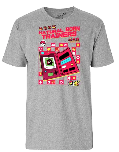 Natural Born Trainers - pocket, monster, starter, gaming - Fairtrade T-Shirt