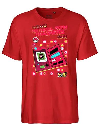 Natural Born Trainers - pocket, monster, starter, gaming - Fairtrade T-Shirt
