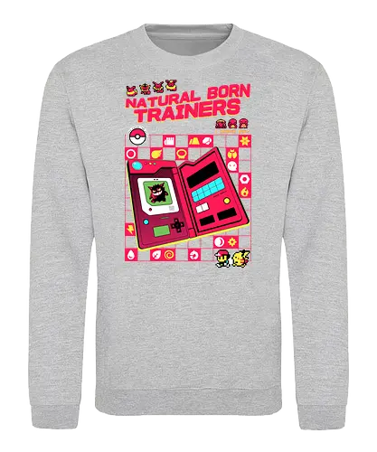 Natural Born Trainers - pocket, monster, starter, gaming - Sweatshirt