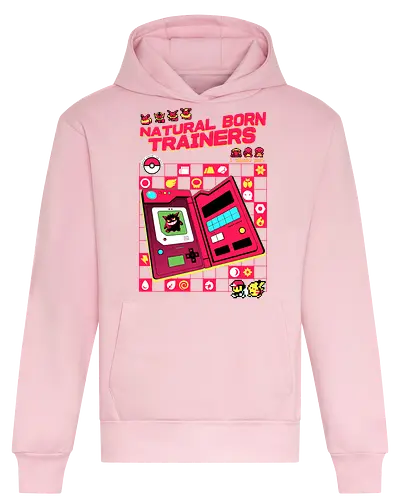 Natural Born Trainers - pocket, monster, starter, gaming - Heavyweight Hoodie
