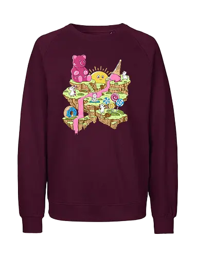Sweet Wonderland - sweets, süßes, süßigkeit, sugar - Fairtrade Sweatshirt