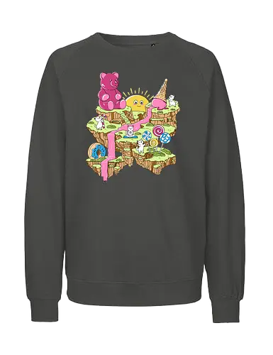 Sweet Wonderland - sweets, süßes, süßigkeit, sugar - Fairtrade Sweatshirt