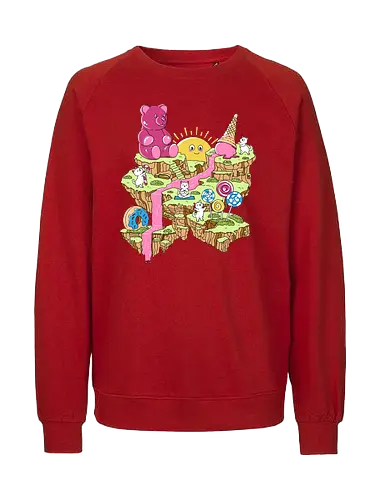 Sweet Wonderland - sweets, süßes, süßigkeit, sugar - Fairtrade Sweatshirt
