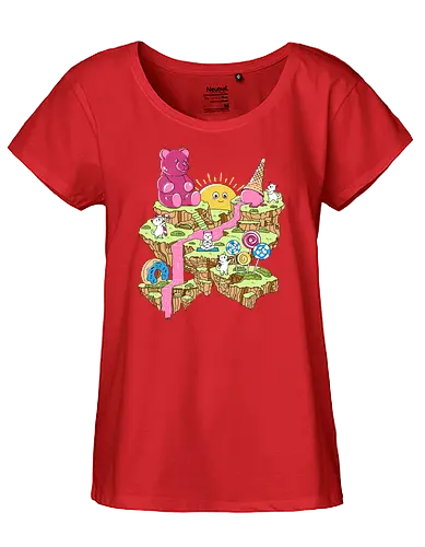 Sweet Wonderland - sweets, süßes, süßigkeit, sugar - Fairtrade Girl Shirt