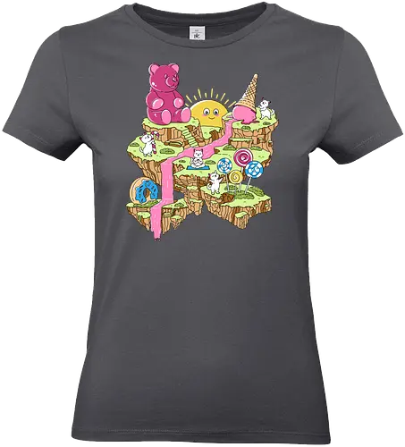 Sweet Wonderland - sweets, süßes, süßigkeit, sugar - Standard T-Shirt (Women)
